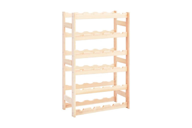 Vinstativ for 30 flasker furu - Beige - Oppbevaring - Hyller - Oppbevaringshylle - Vinstativ & vinhylle