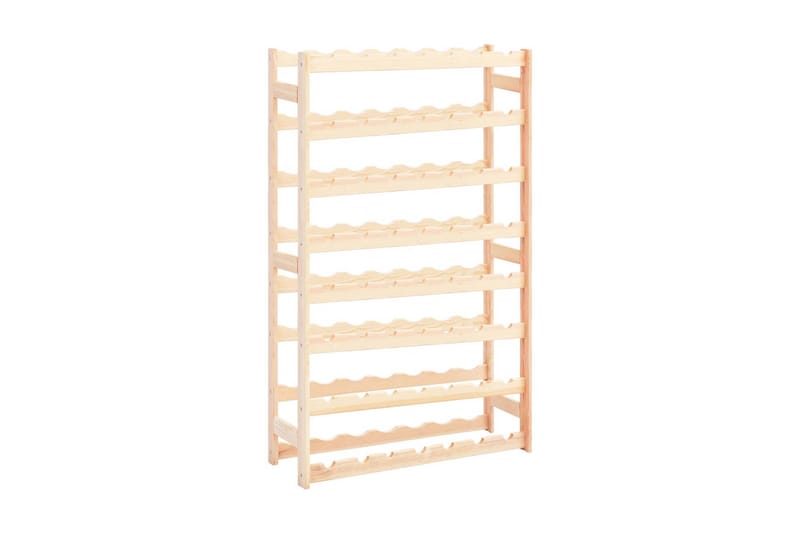 Vinstativ for 56 flasker furu - Beige - Oppbevaring - Hyller - Oppbevaringshylle - Vinstativ & vinhylle