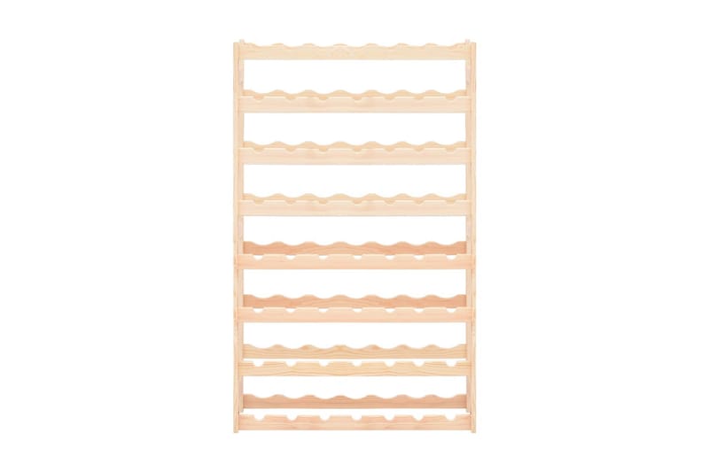 Vinstativ for 56 flasker furu - Beige - Oppbevaring - Hyller - Oppbevaringshylle - Vinstativ & vinhylle