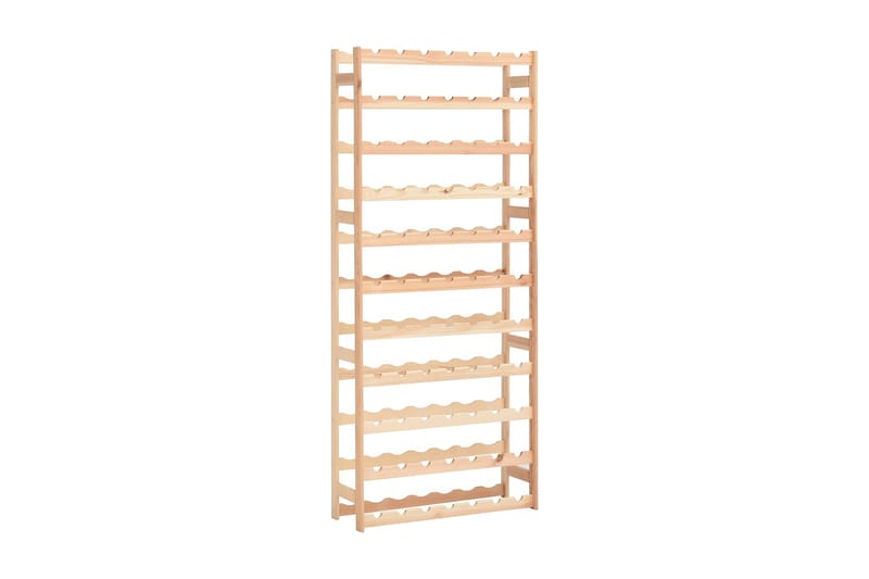 Vinstativ for 77 flasker furu - Beige - Oppbevaring - Hyller - Oppbevaringshylle - Vinstativ & vinhylle