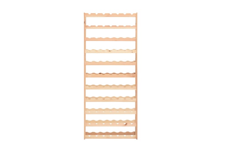 Vinstativ for 77 flasker furu - Beige - Oppbevaring - Hyller - Oppbevaringshylle - Vinstativ & vinhylle