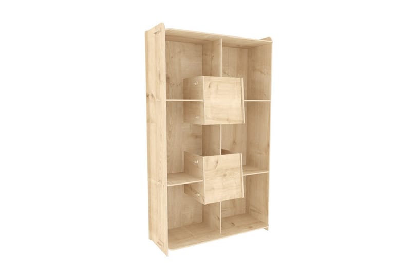 Pana Bokhylle 83 cm - Mellomfarget tre - Oppbevaring - Hyller - Bokhylle