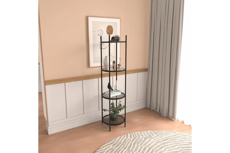 Parythe Bokhylle 42 cm, Sort