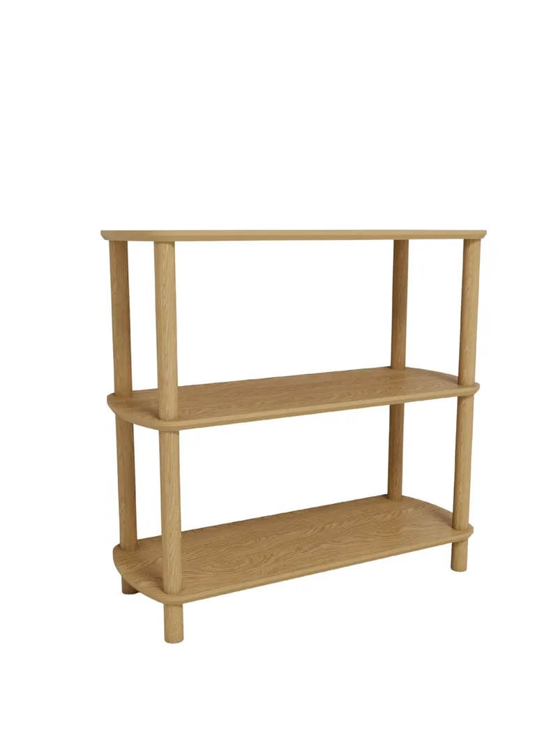 Pienk Bokhylle 80 cm, Eik