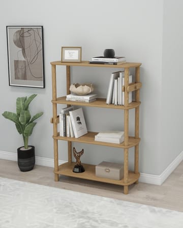 Pienk Bokhylle 80x112 cm - Eik - Oppbevaring - Hyller - Bokhylle