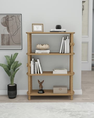 Pienk Bokhylle 80x112 cm - Eik - Oppbevaring - Hyller - Bokhylle