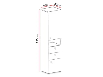Planeta Bokhylle 45 cm - Oppbevaring - Hyller - Bokhylle