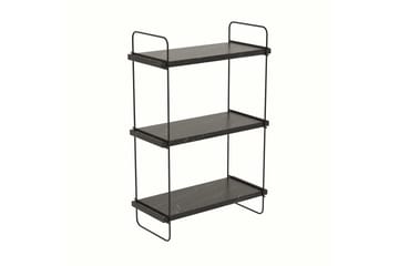 Pulalis vegghylle 40 cm svart,marmor - Oppbevaring - Hyller - Vegghylle