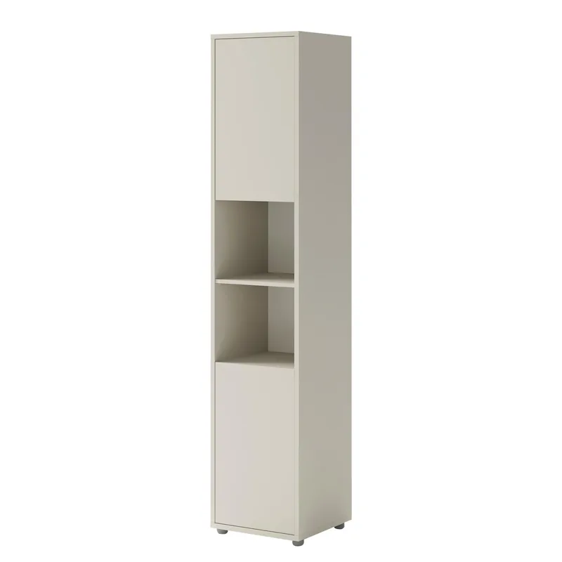 Rauk Bokhylle 45x218 cm i Lyst Tre, Lysebeige