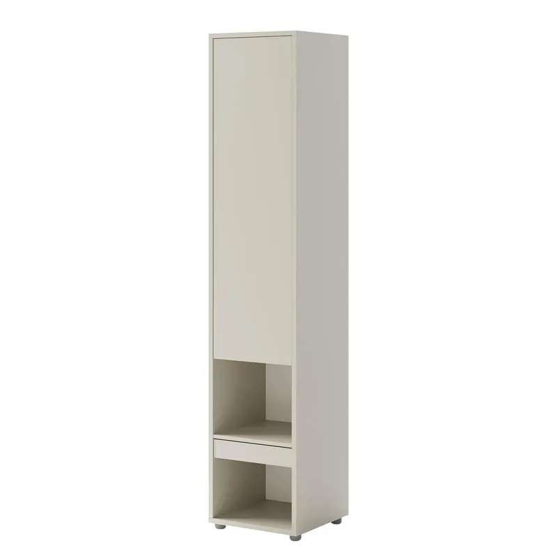 Rauk Høy Bokhylle 45x218 cm i Lyst Tre, Lys Beige