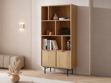 Rolden Bokhylle 90 cm i - Sort|Brun - Oppbevaring - Hyller - Bokhylle