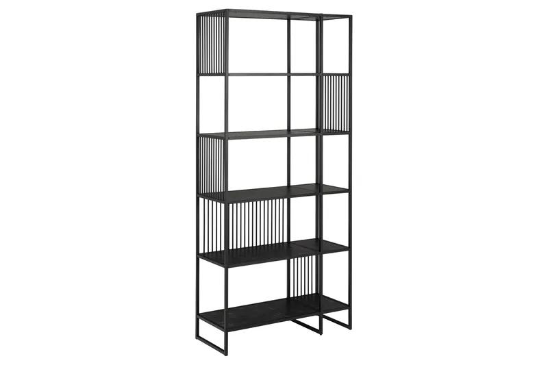 Saklani Bokhylle 85 cm, Svart