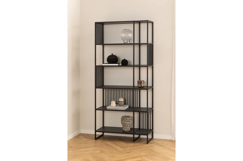 Saklani Bokhylle 85 cm - Svart - Oppbevaring - Hyller - Bokhylle