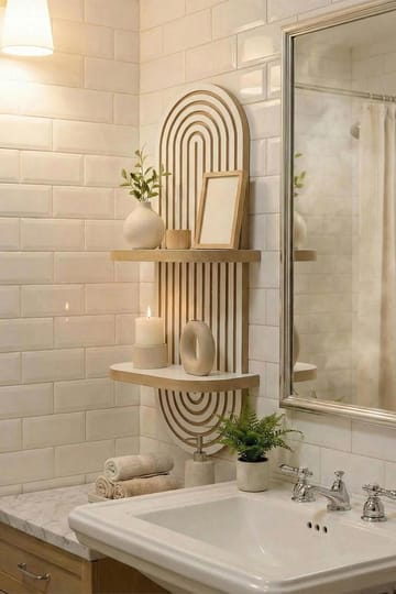 Savik Vegghylle 26x35x13 cm - Hvit - Oppbevaring - Hyller - Vegghylle