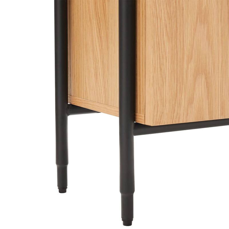 Shelf HOME4YOU 65,5x32x117 cm - eik/svart - Oppbevaring - Hyller - Hylleplan & hyllekonsoll