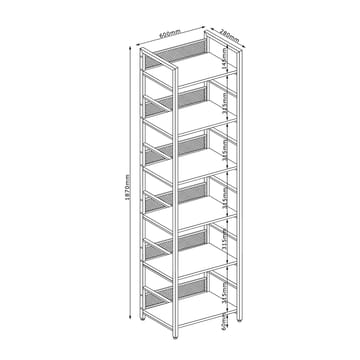 Shelf HOME4YOU - ask/svart - Oppbevaring - Hyller - Hylleplan & hyllekonsoll