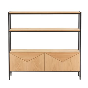 Shelf HOME4YOU - eik/svart - Oppbevaring - Hyller - Hylleplan & hyllekonsoll