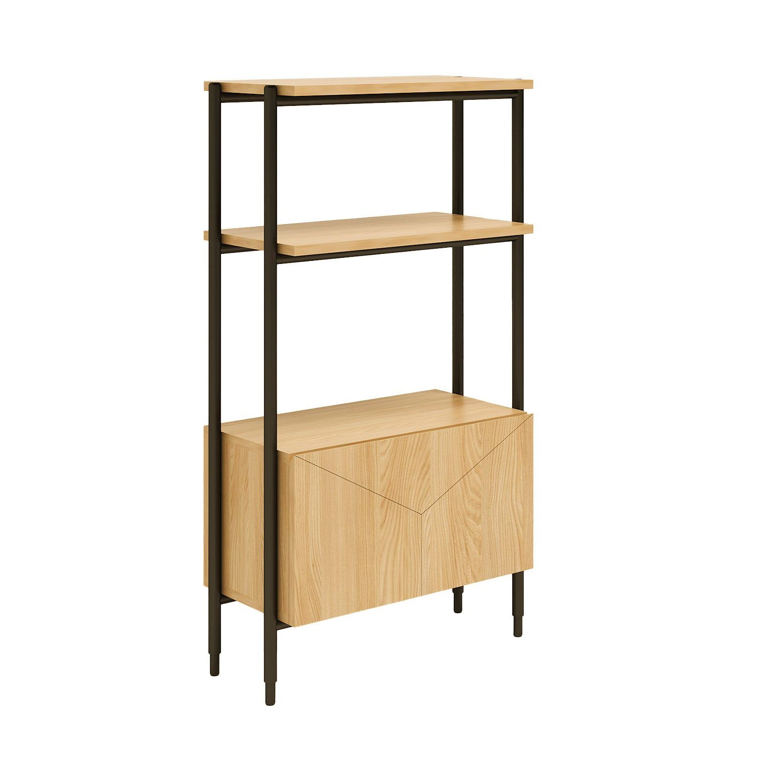 Shelf HOME4YOU - eik/svart