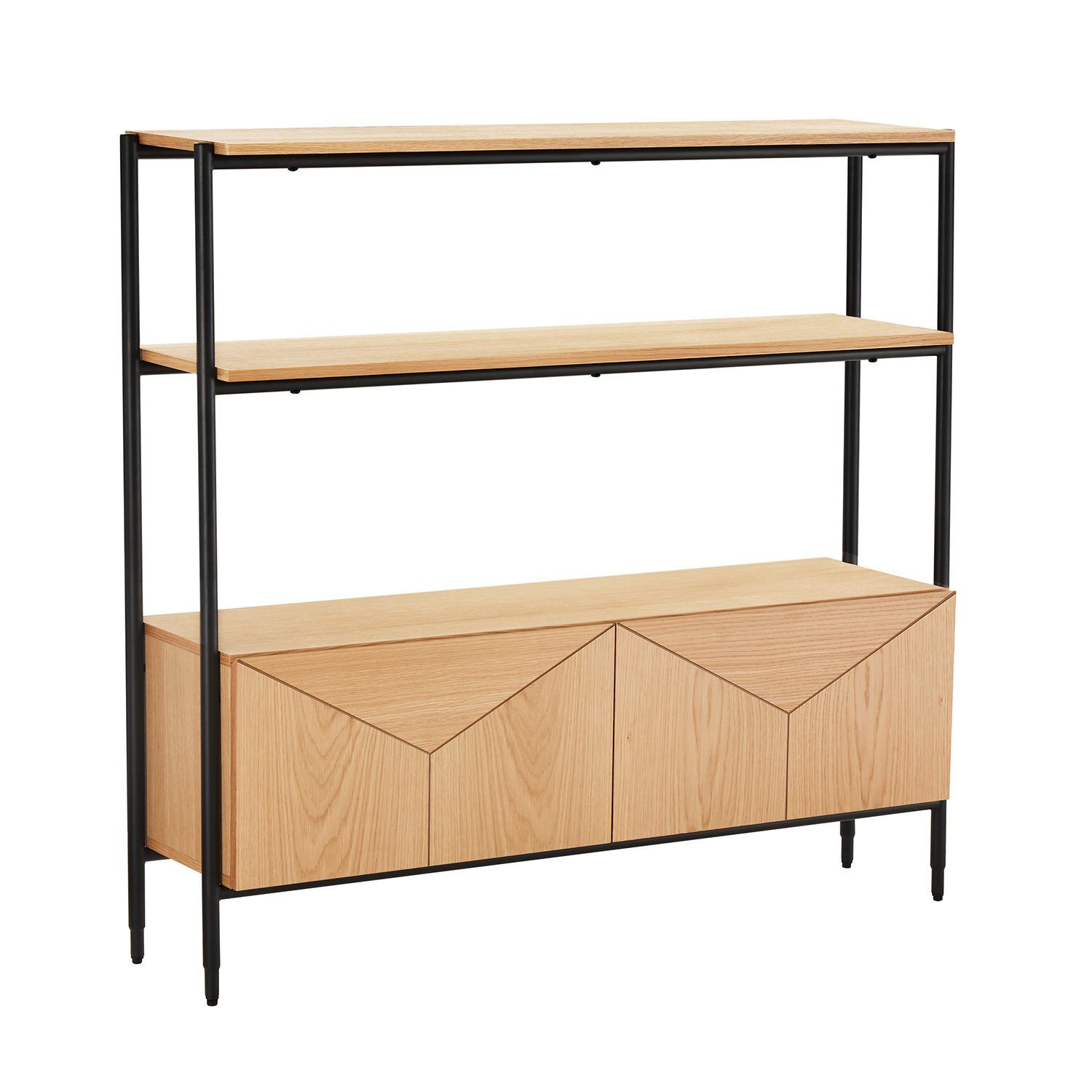 Shelf HOME4YOU - eik/svart