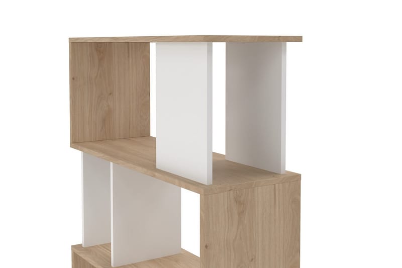 Shivani Bokhylle 80 cm - Natur/Hvit - Oppbevaring - Hyller - Bokhylle