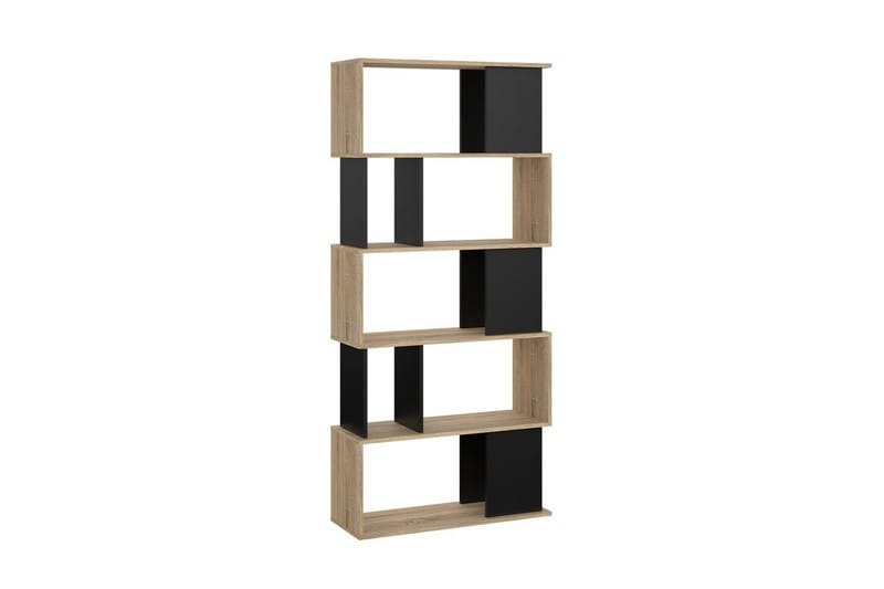 Shivani Bokhylle 80 cm - Natur/Svart - Oppbevaring - Hyller - Bokhylle