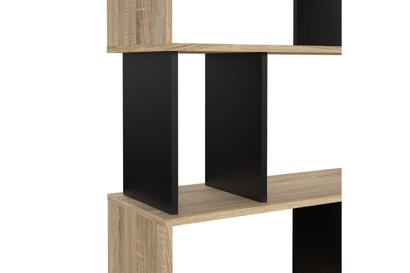 Shivani Bokhylle 80 cm - Natur/Svart - Oppbevaring - Hyller - Bokhylle