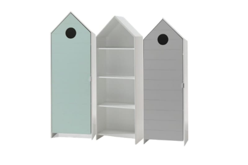 Skåp Vipack Casami 3-delar med Dörrar Vipack Multicolored VALUE_MISSING_24250 - Oppbevaring - Hyller - Bokhylle