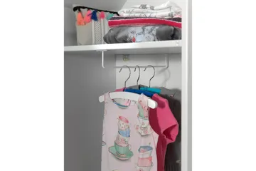 Skåp Vipack Casami 5-delar med 4 Dörrar Vipack Grey, Pink, Mint Green, White - Oppbevaring - Hyller - Bokhylle
