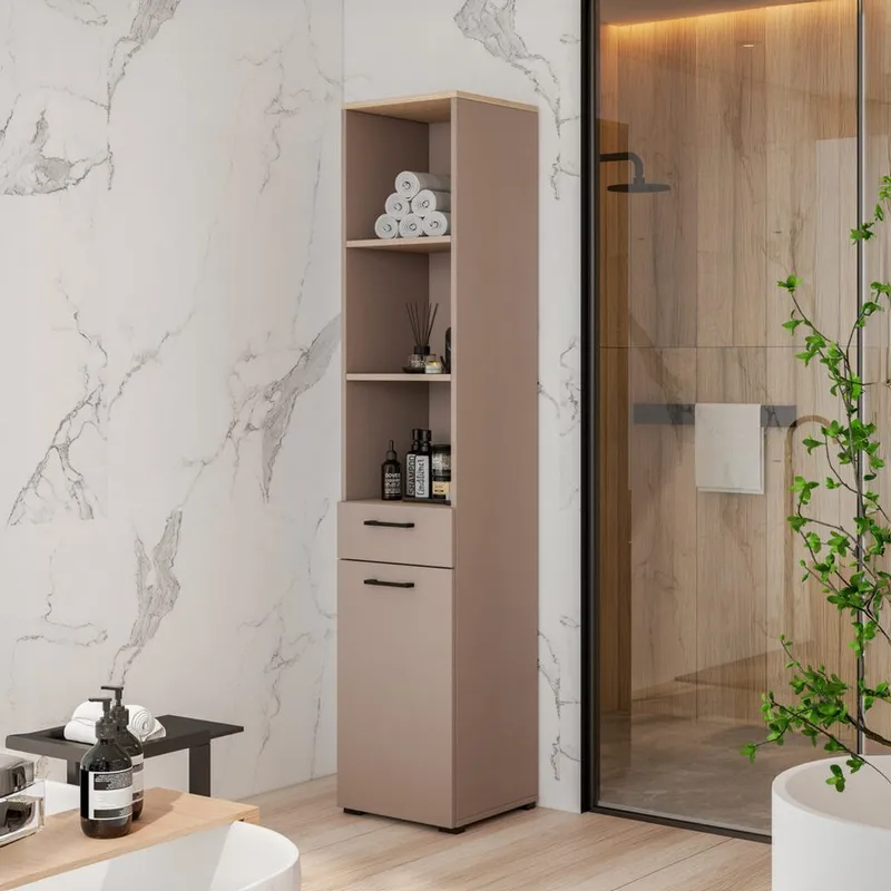 Skap Rosa 1 skuff 1 dør - Oppbevaring - Hyller - Bokhylle