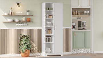 Solor Bokhylle 72 cm i Malt Tre - Hvit - Oppbevaring - Hyller - Bokhylle