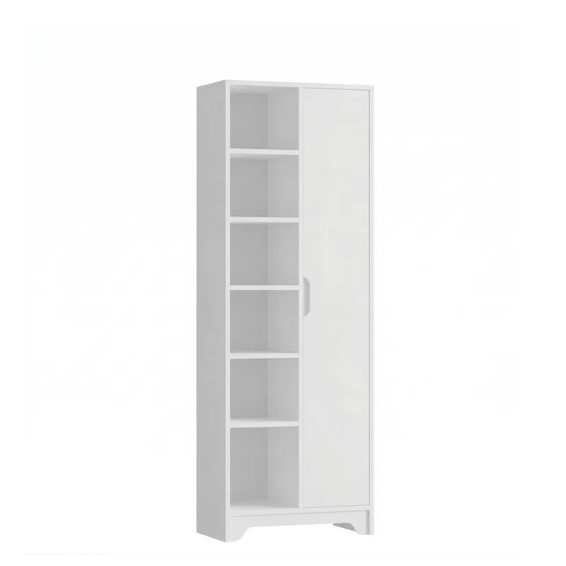 Solor Bokhylle 72 cm i Malt Tre, Hvit