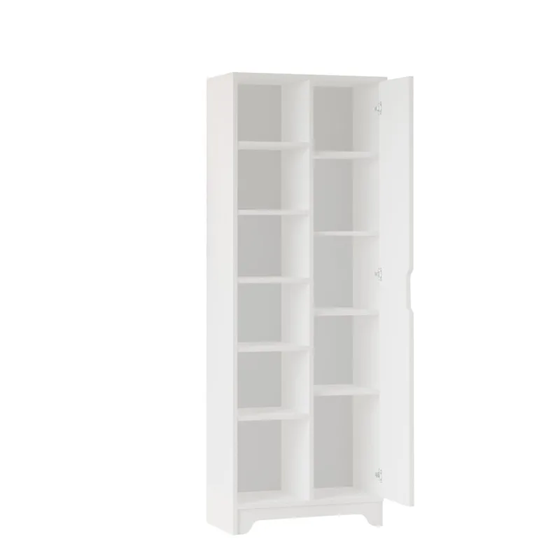 Solor Bokhylle 72 cm i Malt Tre - Hvit - Oppbevaring - Hyller - Bokhylle