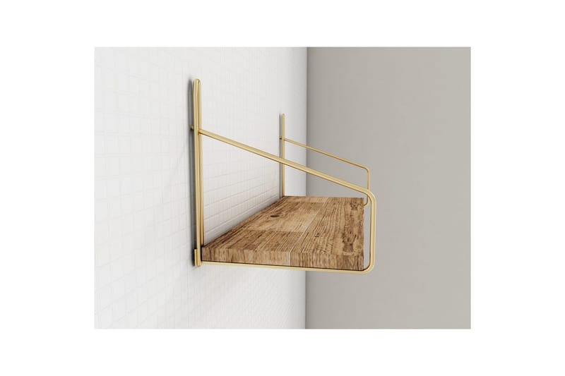 Souma Vegghylle 45 cm - Brun - Oppbevaring - Hyller - Vegghylle