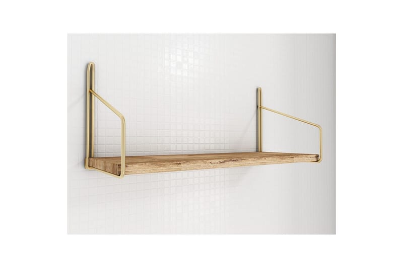 Souma Vegghylle 45 cm - Brun - Oppbevaring - Hyller - Vegghylle