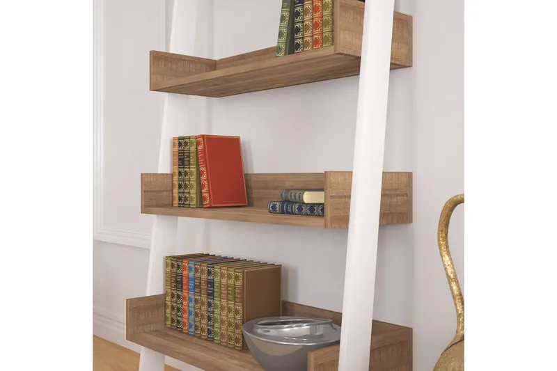 Comfortale Bokhylle - Eik - Oppbevaring - Hyller - Stigehylle