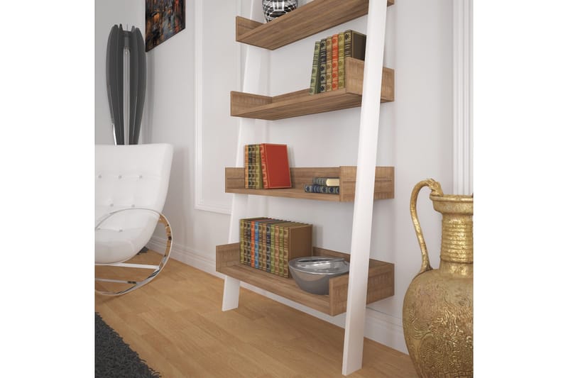Comfortale Bokhylle - Eik - Oppbevaring - Hyller - Stigehylle
