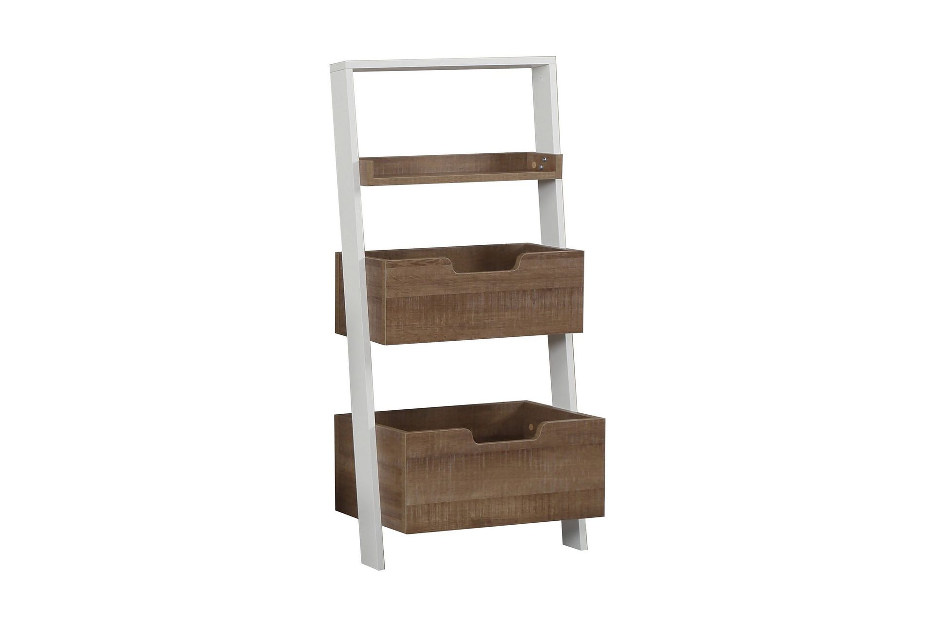 Comfortale Oppbevaringshylle - Brun/Hvit