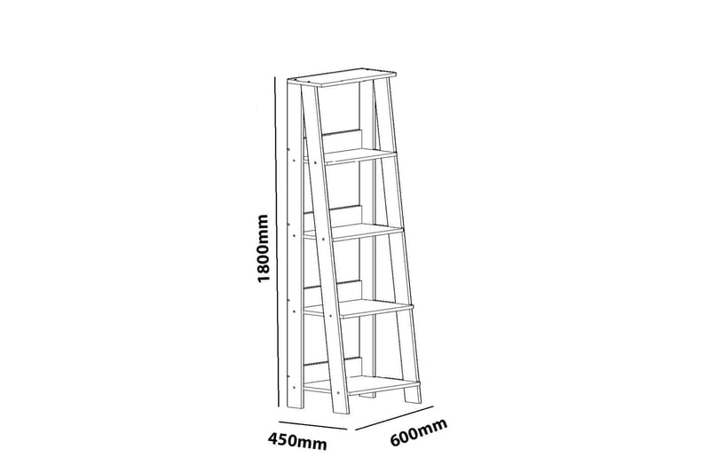 Decorotika Bokhylle/Trapp - Oppbevaring - Hyller - Stigehylle