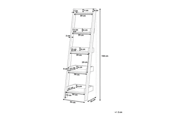 Duo Hylle 45 cm - Hvit - Oppbevaring - Hyller - Stigehylle