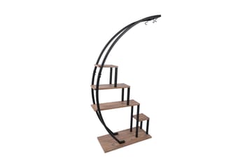 Gardellis Stigehylle 85x35 cm - Svart - Oppbevaring - Hyller - Stigehylle