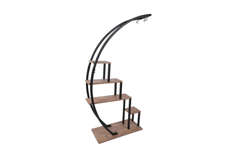 Gardellis Stigehylle 85x35 cm - Svart - Oppbevaring - Hyller - Stigehylle