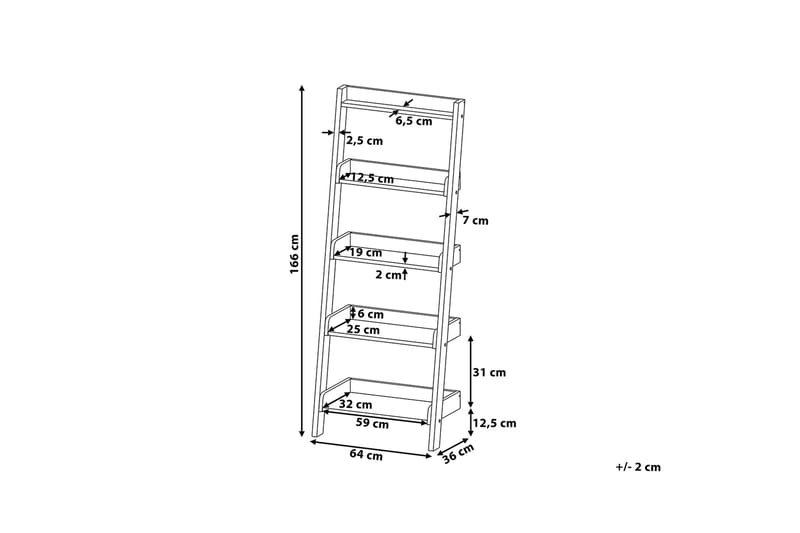 Trio Hylle 64 cm - Tre / Natur - Stigehylle