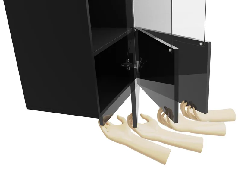 Tessan Veggskap 45 cm - brun - Hus & oppussing - Kjøkken & bad - Baderom - Baderomsmøbler & baderomsinnredning - Veggskap & høyskap