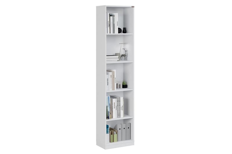 Ticoman Bokhylle 43 cm - Hvit - Oppbevaring - Hyller - Bokhylle