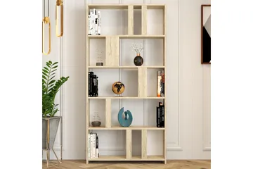 Timiza Bokhylle 90 cm - Beige - Oppbevaring - Hyller - Bokhylle