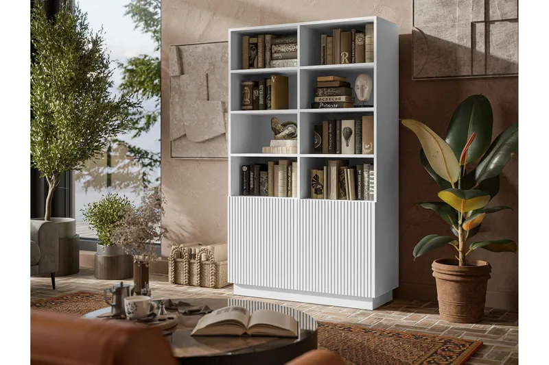 Torvalen Bokhylla 100 cm - Hvit - Oppbevaring - Hyller - Bokhylle