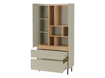 Travic Bokhylle 80 cm i Metall - Greige - Oppbevaring - Hyller - Bokhylle