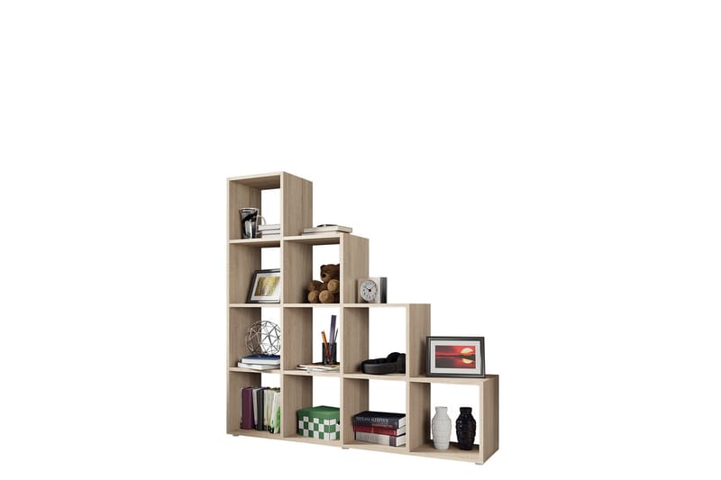 Triorana Bokhylle 139 cm - Beige - Oppbevaring - Hyller - Bokhylle