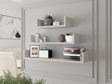 Triorana Vegghylle 80 cm - beige - Oppbevaring - Hyller - Vegghylle