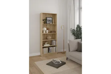 Trysil Bokhylle 79 cm i Eik - Beige - Oppbevaring - Hyller - Bokhylle